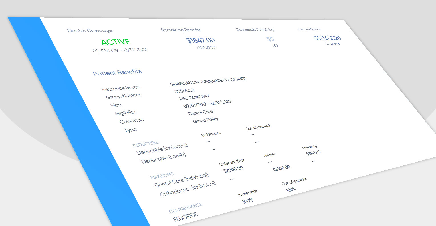 Dental Insurance Details