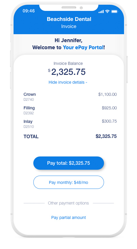 Simplified Dental Invoices